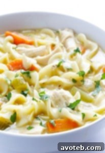Creamy Chicken Noodle Soup