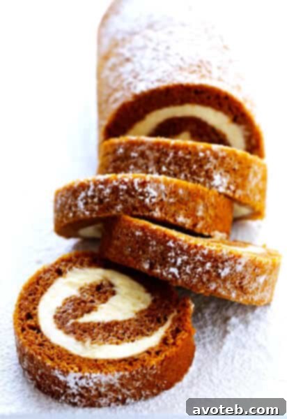 Classic Pumpkin Roll Recipe with Cream Cheese Filling