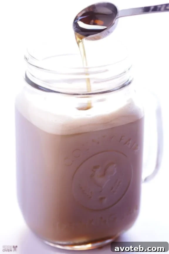 Homemade Maple Latte Ingredients