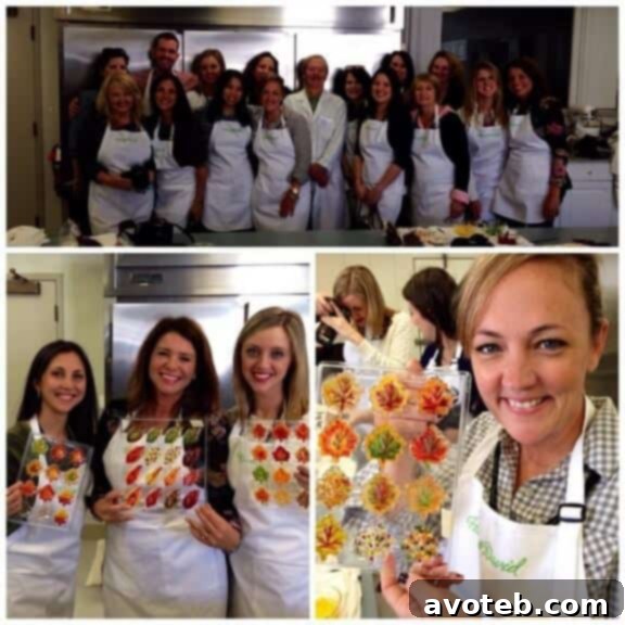 Finished painted chocolate molds by bloggers