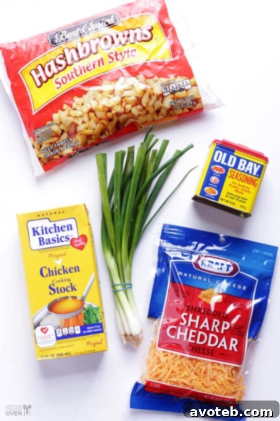 Key Ingredients for 5-Ingredient Potato Soup