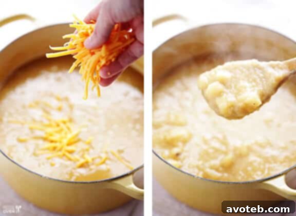 Creamy 5-Ingredient Potato Soup Ready to Serve
