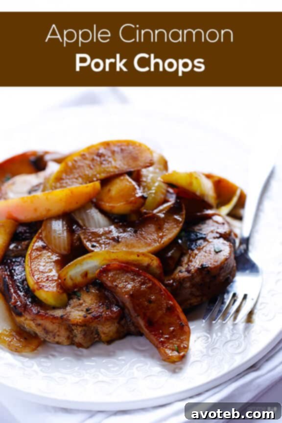 Family Dinner Ideas: Apple Cinnamon Pork Chops