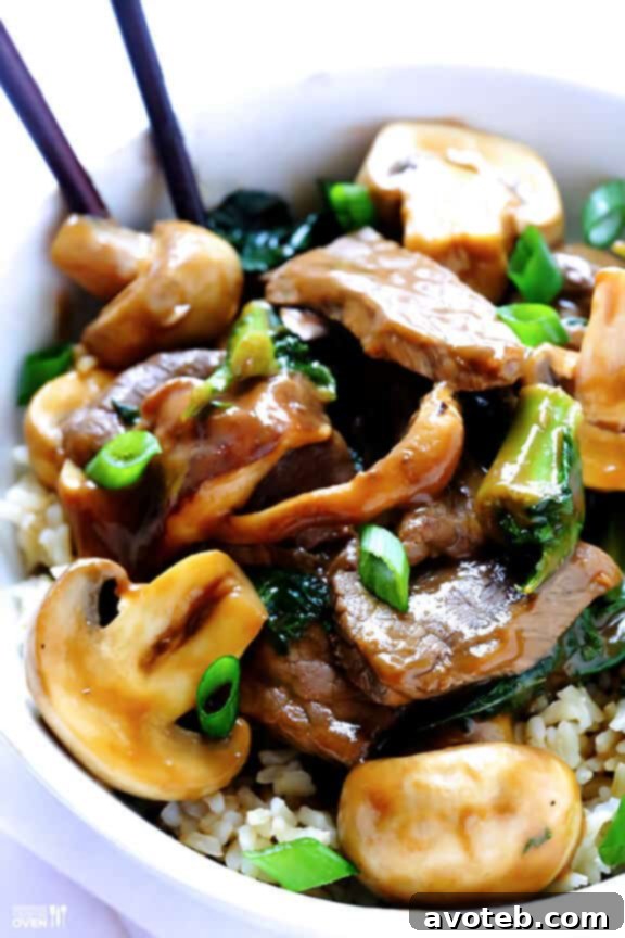 Savory Ginger Beef Stir-Fry with Mushrooms and Kale 3 Delicious Ginger Beef, Mushroom & Kale Stir-Fry for dinner