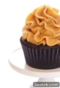 Chocolate Peanut Butter Cupcakes with creamy frosting.