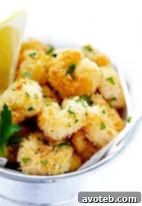 Baked Popcorn Shrimp