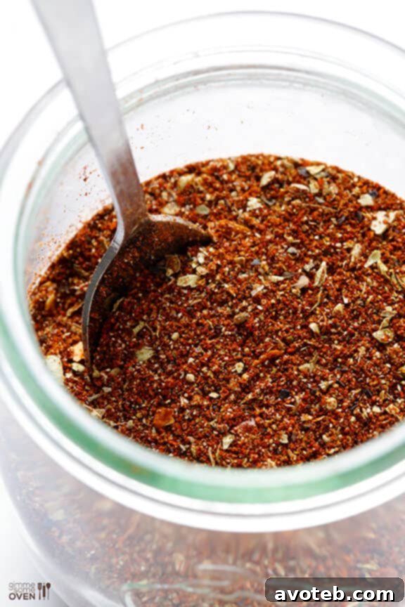 Fiesta Popcorn 3 A selection of spices for homemade taco seasoning.