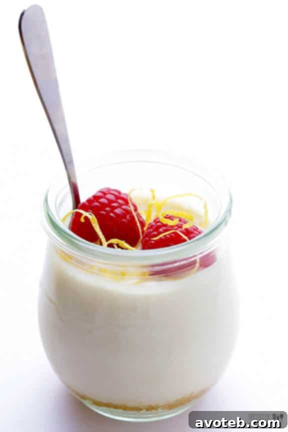 Lighter No-Bake Cheesecake for Self-Love