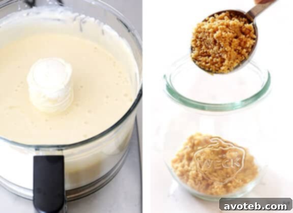 Mixing Ingredients for Lighter No-Bake Cheesecake