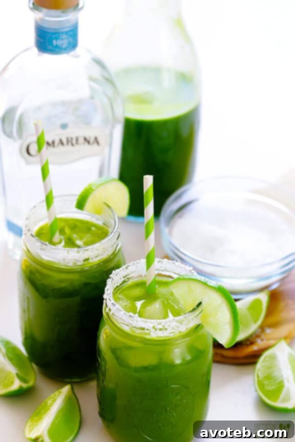 Homemade vs. Store-Bought Green Juice for Margaritas