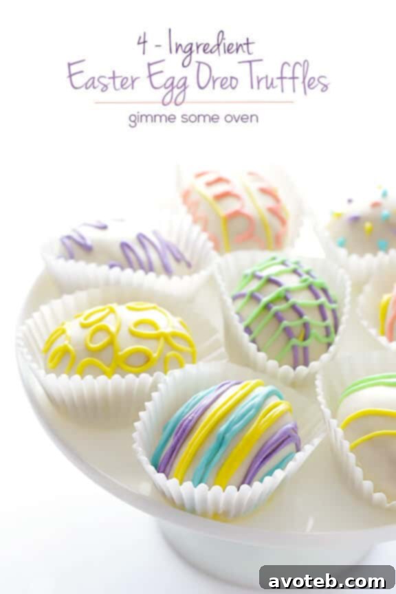 Enjoying Golden Oreo Easter Egg Truffles