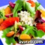 Colorful Orange Salad with Mandarin-Cider Vinaigrette recipe image