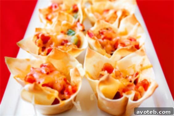 Spicy and vibrant Chipotle Chicken Cups, an ideal appetizer or light meal