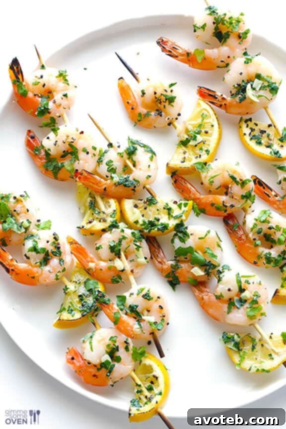 Delicious Grilled Shrimp Scampi Skewers Recipe for Summer