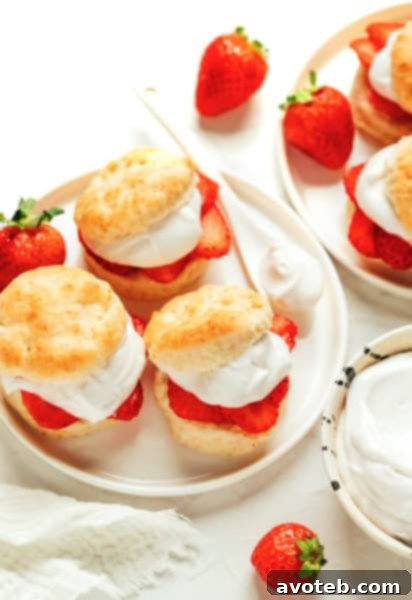 Strawberry Shortcake with Coconut Whipped Cream