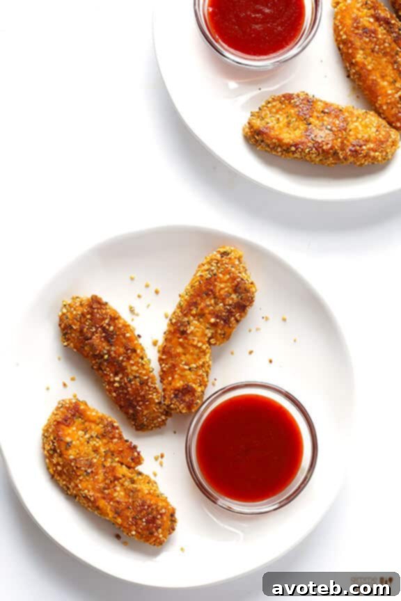 Hemp Crusted Chicken Tenders -- this easy and delicious recipe is packed with protein and is also naturally #glutenfree! | gimmesomeoven.com #gf #recipe Hemp Crusted Chicken Tenders -- this easy and delicious recipe is packed with protein and is also naturally #glutenfree! | gimmesomeoven.com #gf #recipe