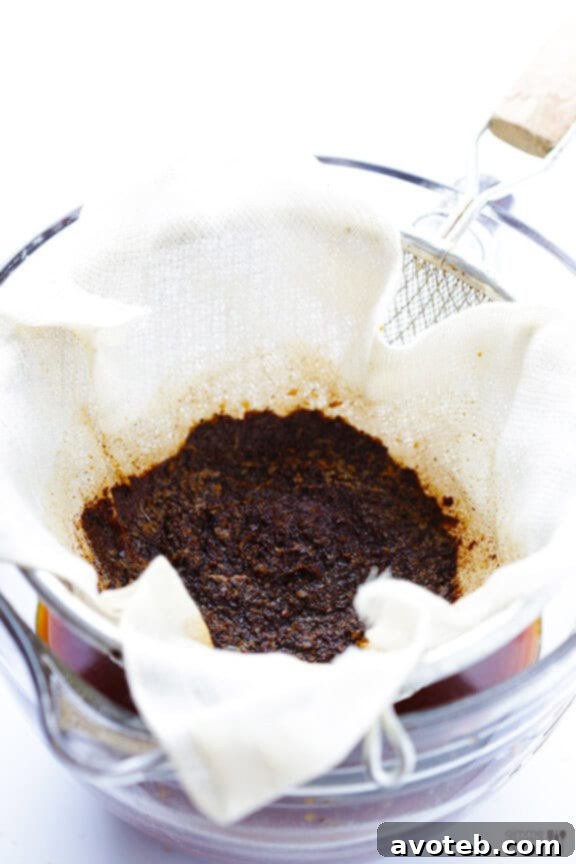 Proper disposal of used coffee grounds in compost or trash