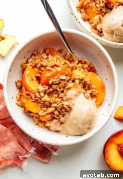 Ginger Peach Crisp