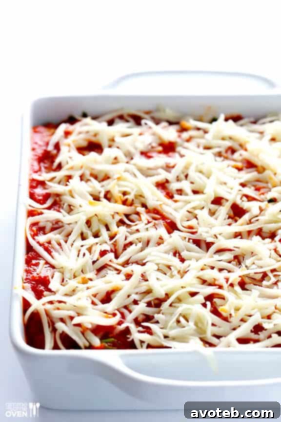 10-Minute Spinach Lasagna -- quick and easy to prep, and SO good! | gimmesomeoven.com #pasta