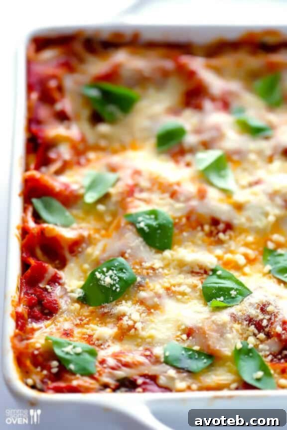 10-Minute Spinach Lasagna -- quick and easy to prep, and SO good! | gimmesomeoven.com #pasta