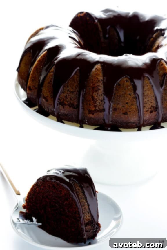 Indulge in the rich, moist Greek Yogurt Chocolate Cake, a delightful dessert perfect for any occasion. This recipe from gimmesomeoven.com blends classic chocolate flavor with the unique tang and texture of Greek yogurt, topped with a luscious chocolate glaze.