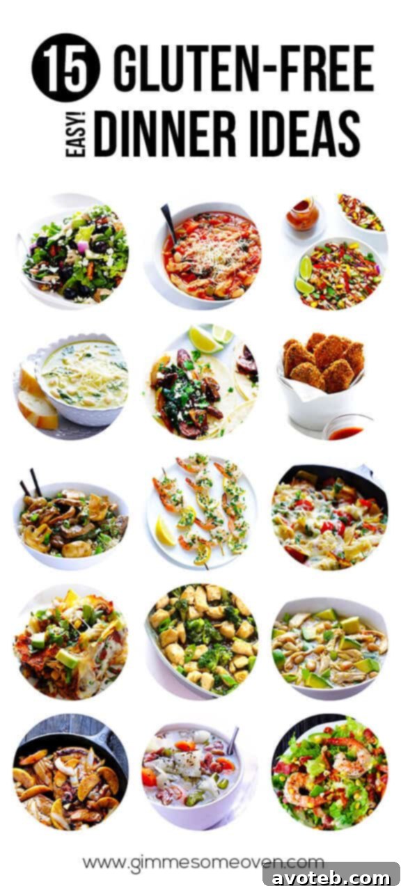 15 Gluten Free Easy Dinner Ideas | gimmesomeoven.com #dinner #recipe #glutenfree #gf 15 Gluten Free Easy Dinner Ideas | gimmesomeoven.com #dinner #recipe #glutenfree #gf