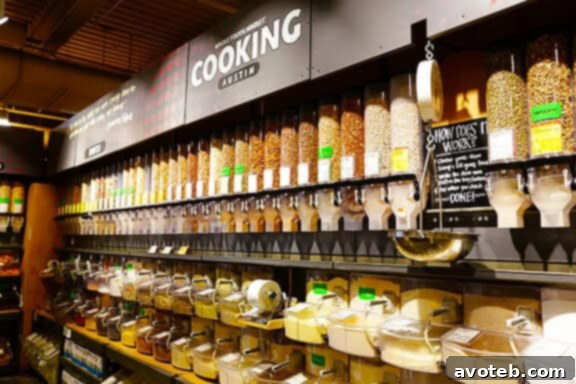 The impressive facade of a Whole Foods Market, ideal for bulk and deli shopping.