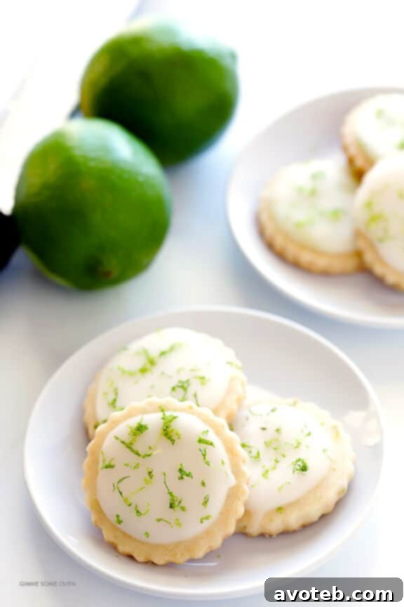 Tropical Coconut Lime Shortbread 3 Close-up of baked Coconut Lime Shortbread Cookies, showcasing their golden edges and delicate texture, before glazing.