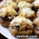 Thumbnail image of a delicious stuffed mushroom appetizer