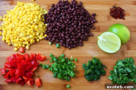 Corn & Black Bean Quinoa Salad Recipe | gimmesomeoven.com Fresh and Colorful Corn & Black Bean Quinoa Salad