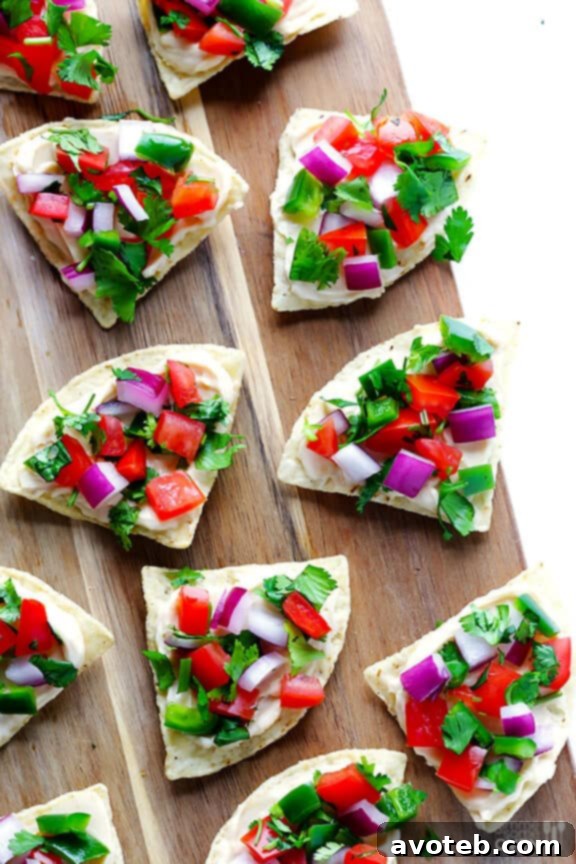 Delicious Pico Nacho Bites, a perfect quick appetizer or snack.