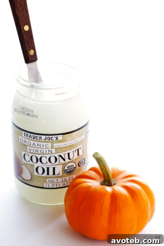 Key Ingredients for Coconut Oil Pumpkin Bread - Pumpkin Puree and Coconut Oil