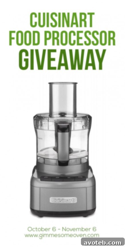 Cuisinart Food Processor GIVEAWAY for Easy Pesto Making