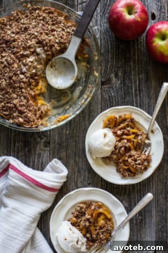 Butternut Squash, Apple & Pear Crisp | Autumn Dessert Recipe