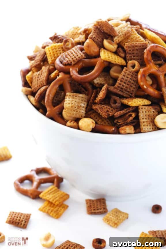 Effortless Slow Cooker Party Mix 3 Slow Cooker Chex Mix - a fantastic recipe for easy homemade snacks.