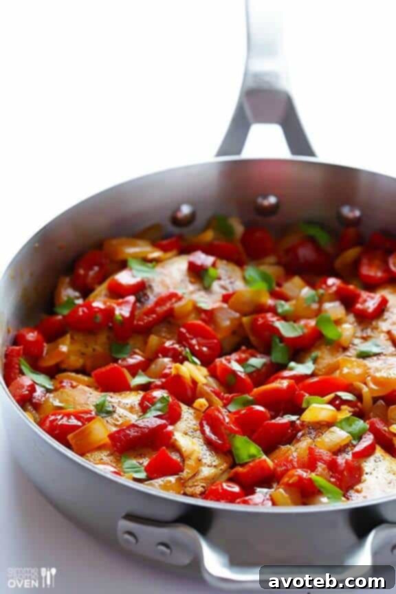 Easy Italian Chicken Skillet Recipe | Gimme Some Oven