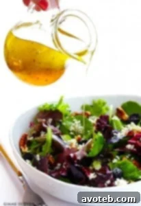 White Balsamic Vinaigrette in a glass