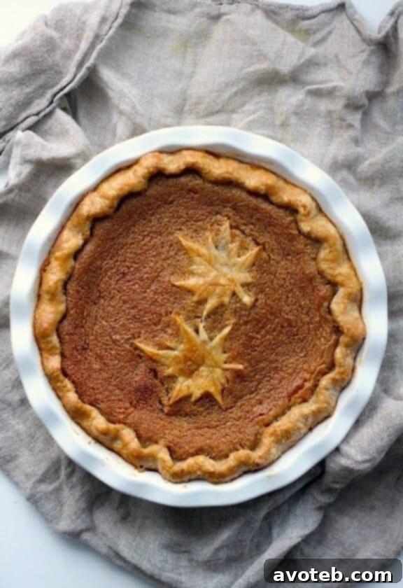 Maple Syrup Pie | kitchenvignettes.blogspot.com