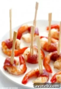 Easy Prosciutto-Wrapped Shrimp appetizer