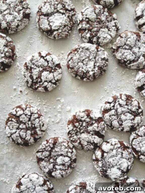 15 Festive Cookie Creations 4 Festive Peppermint Crinkle Cookies, a cool and chewy holiday treat