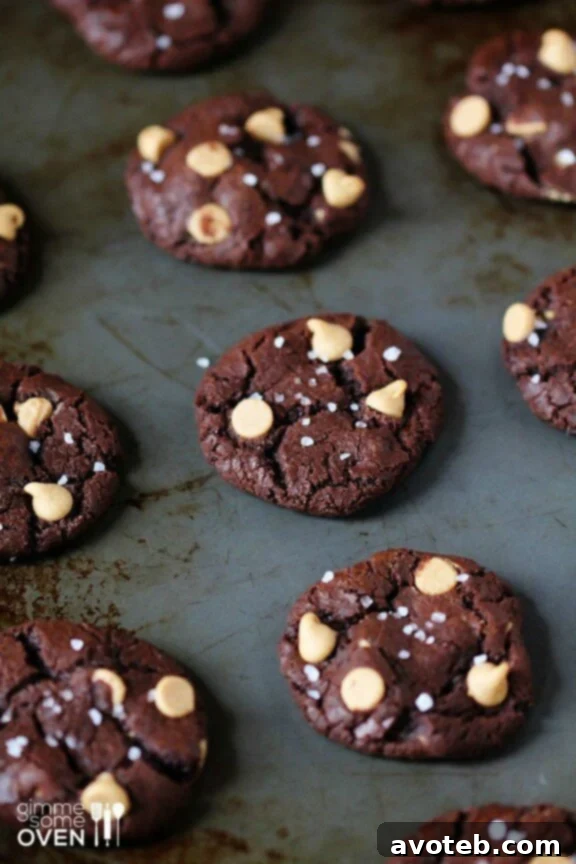 15 Festive Cookie Creations 7 Decadent Salted Chocolate Peanut Butter Cookies, a perfect balance of sweet and savory