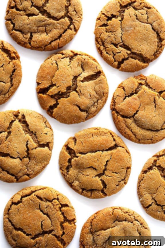 15 Festive Cookie Creations 9 Chewy Ginger Molasses Cookies, a classic spiced holiday favorite