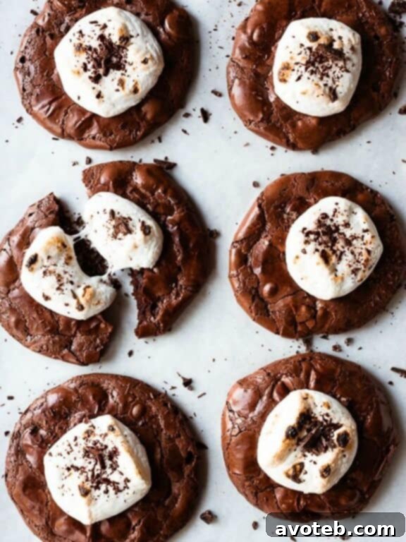 15 Festive Cookie Creations 10 Flourless Hot Cocoa Cookies, rich and gluten-free chocolate indulgence