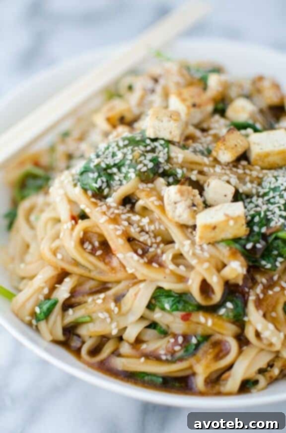 Flavorful Sesame Garlic Stir-Fry Noodles