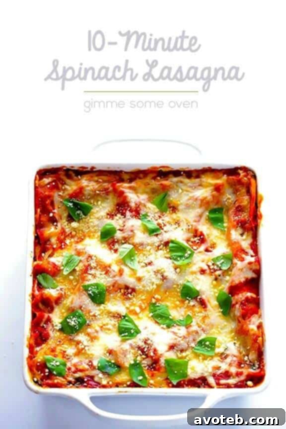 Speedy 10-Minute Spinach Lasagna: A Quick Take on a Classic