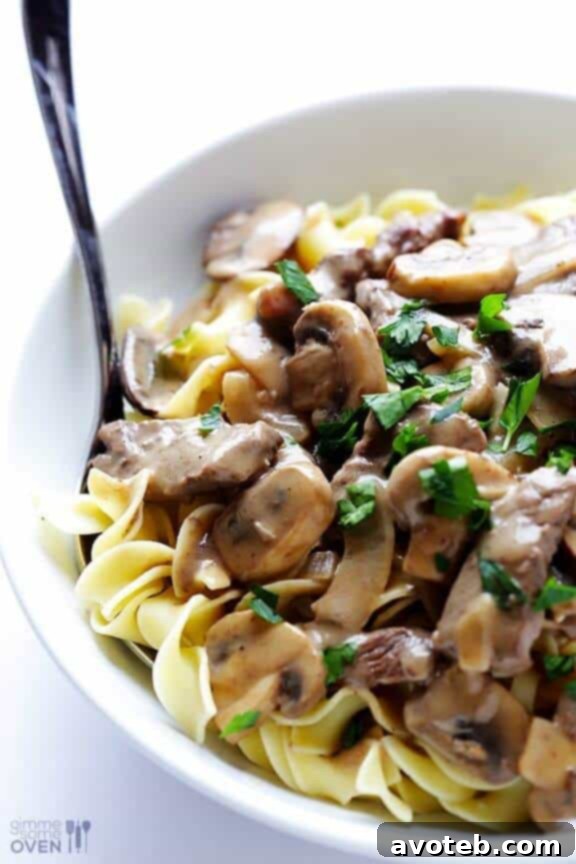 Comforting 30-Minute Beef Stroganoff