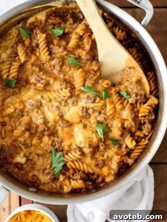 Homemade Cheeseburger Macaroni: A Classic Comfort Dish