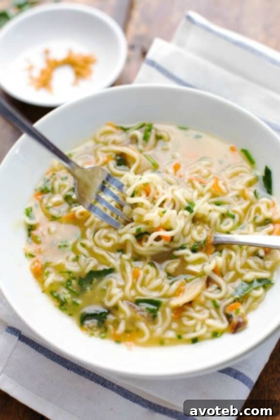 Satisfying Quick Homemade Ramen for instant gratification