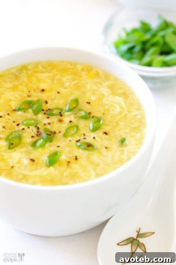 Light and comforting Egg Drop Soup