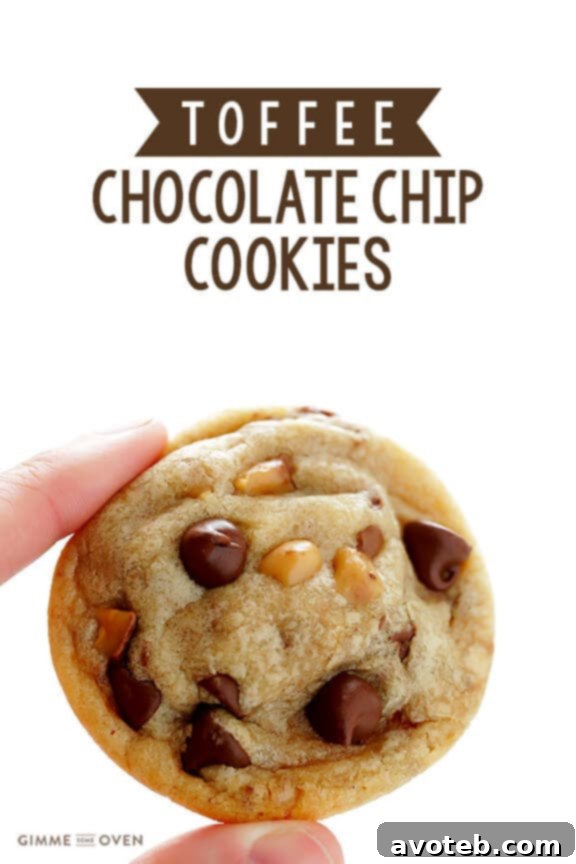 Best Toffee Chocolate Chip Cookies Recipe